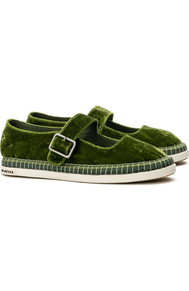 SeaVees Mesa Velvet Mary Jane Espadrille, Main, color,