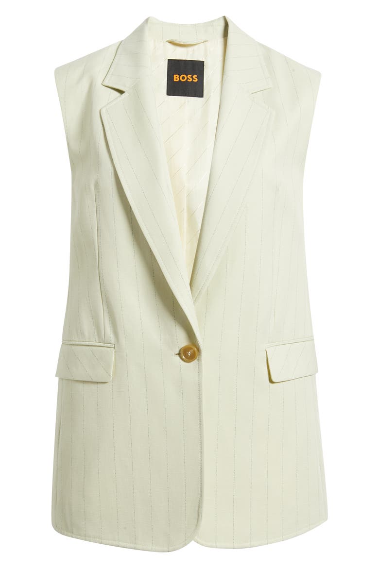 Sleeveless Vest, Alternate, color, GUAVA STRIPE
