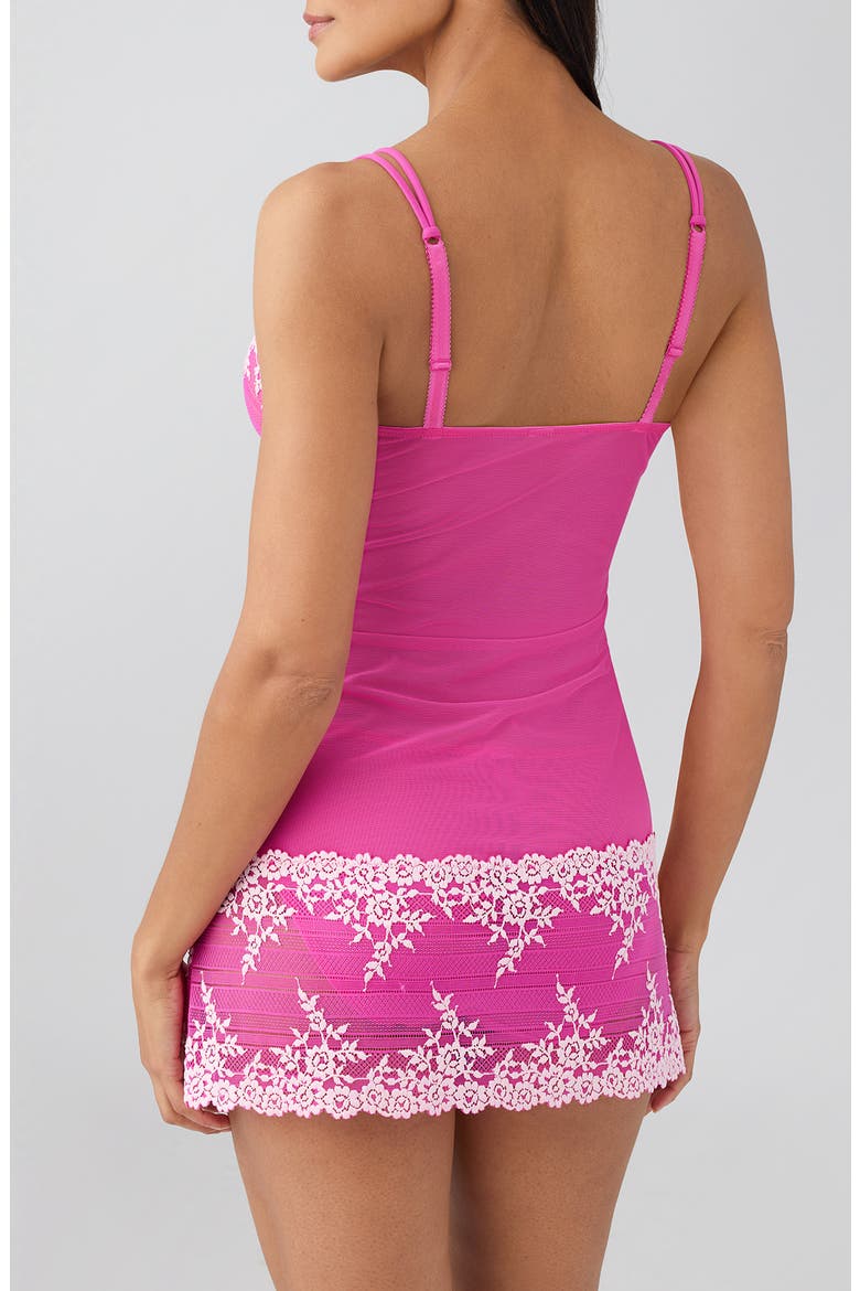 Embrace Lace® Chemise, Alternate, color, WILD AZALEA/ CRADLE PINK