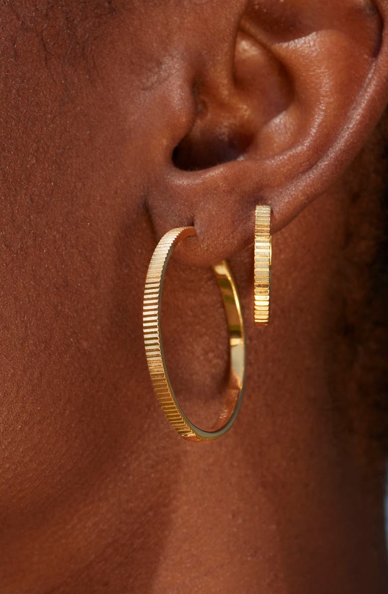 Small Disco Hoop Earrings