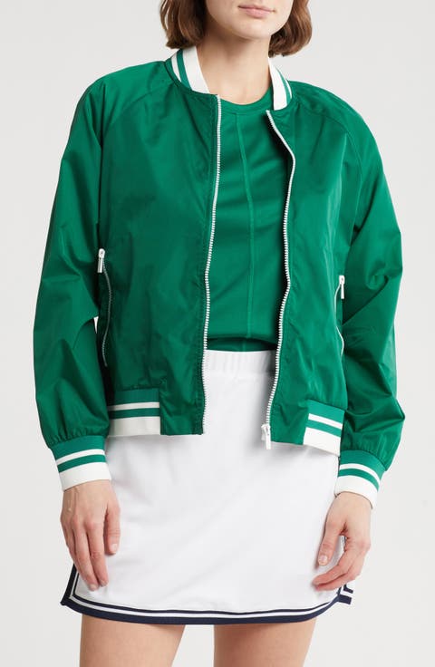Rib Trim Bomber Jacket