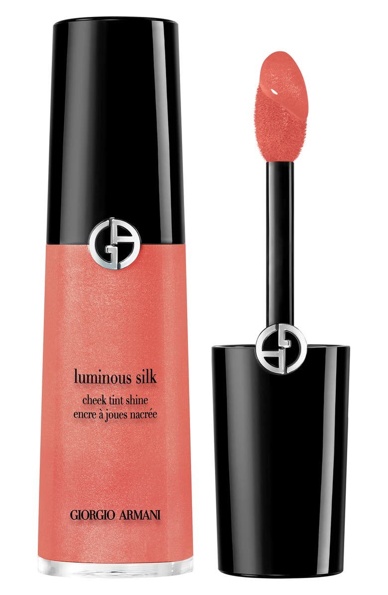 ARMANI beauty Luminous Silk Cheek Tint Shine Liquid Blush, Main, color, Starlit Peach