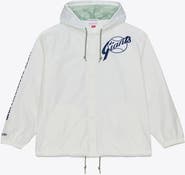 Mitchell & Ness Men's Mitchell & Ness White San Francisco Giants Yacht Rock Coaches Full-Snap Hooded Windbreaker Jacket