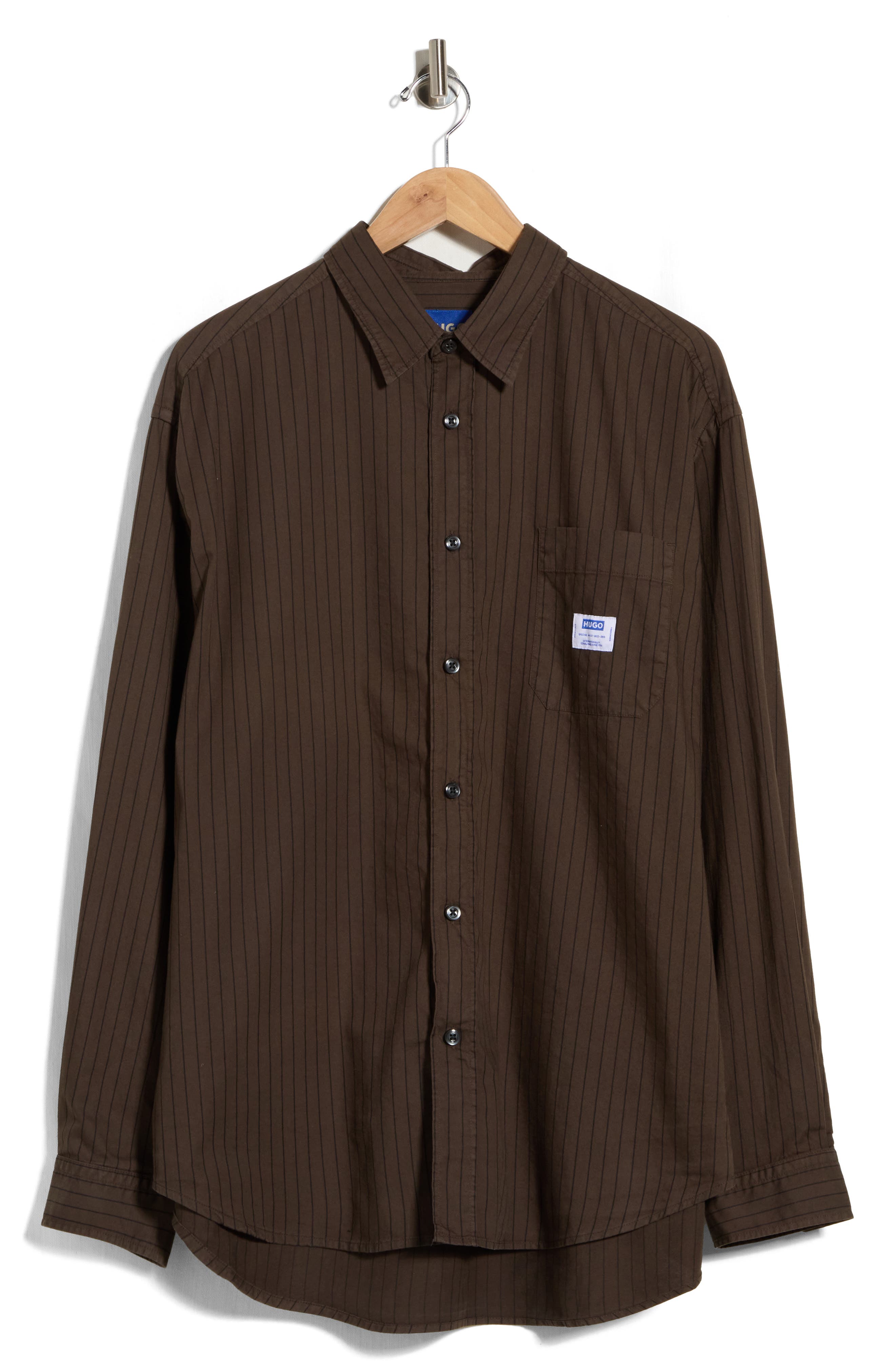 Ebalto Stretch Cotton Button-Up Shirt