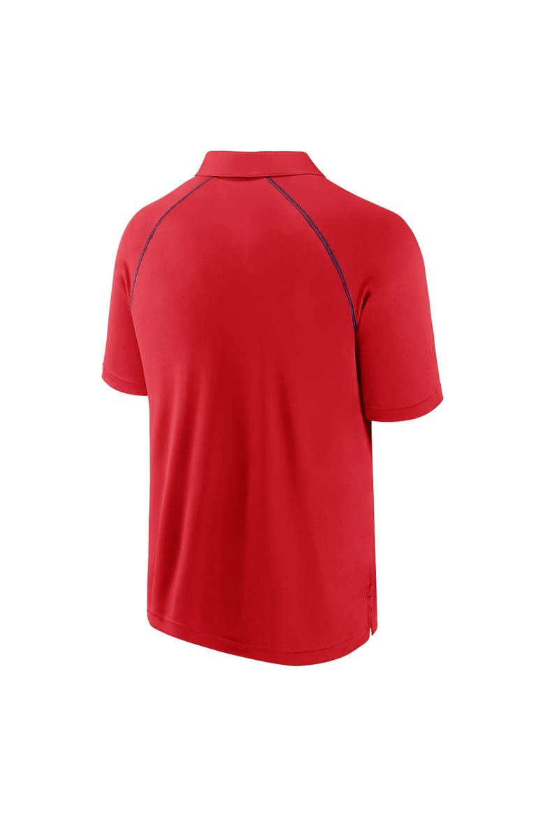 Men's Fanatics Red St. Louis Cardinals Strong Alone Raglan Polo, Alternate, color, Red