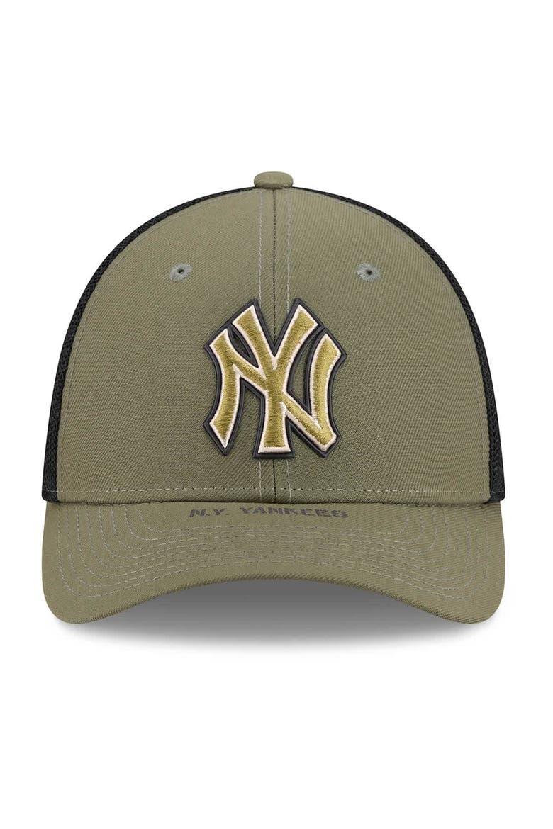 Men's New Era  Olive New York Yankees 2026 Armed Forces Day 39THIRTY M-Crown Flex Hat, Alternate, color, Olive