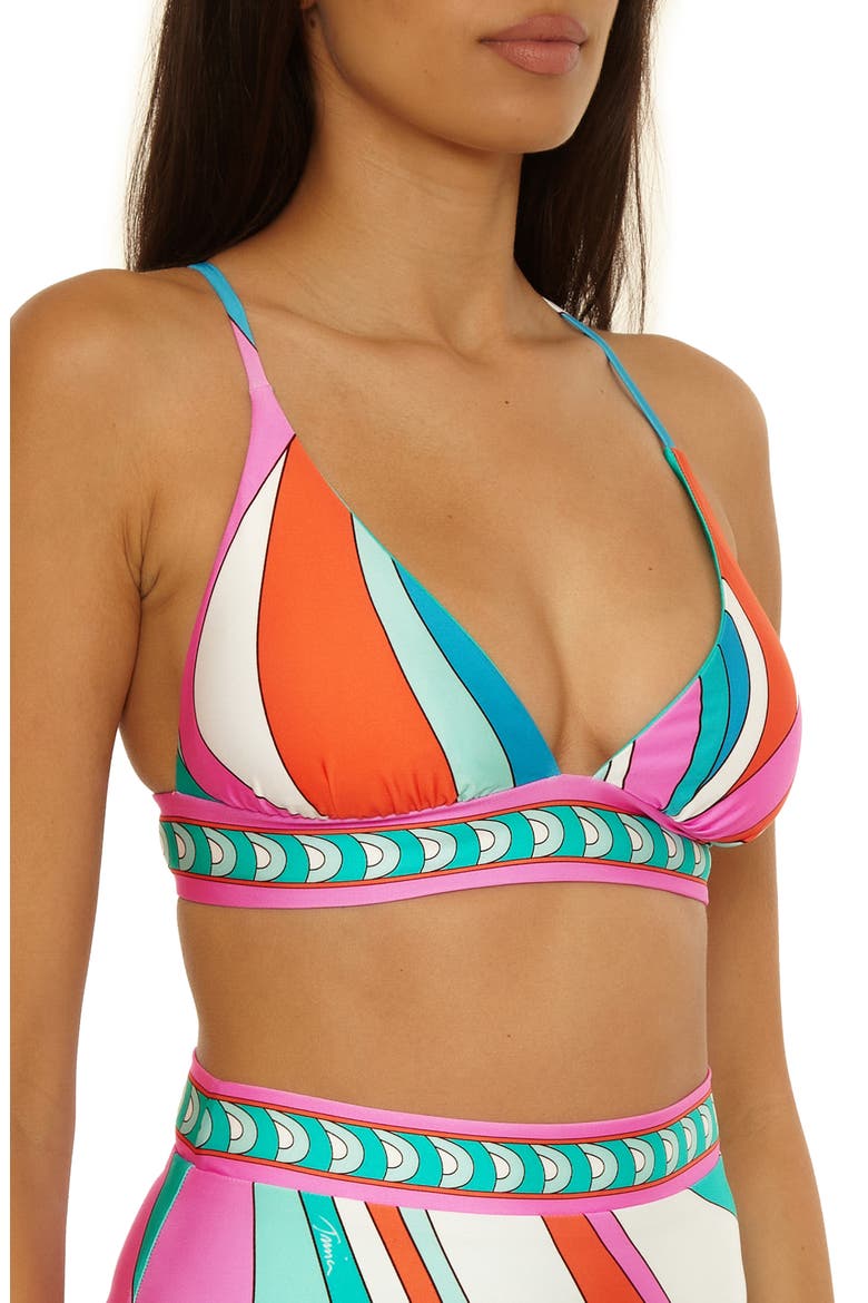 Apollo Reversible Halter Bikini Top, Alternate, color, MULTI
