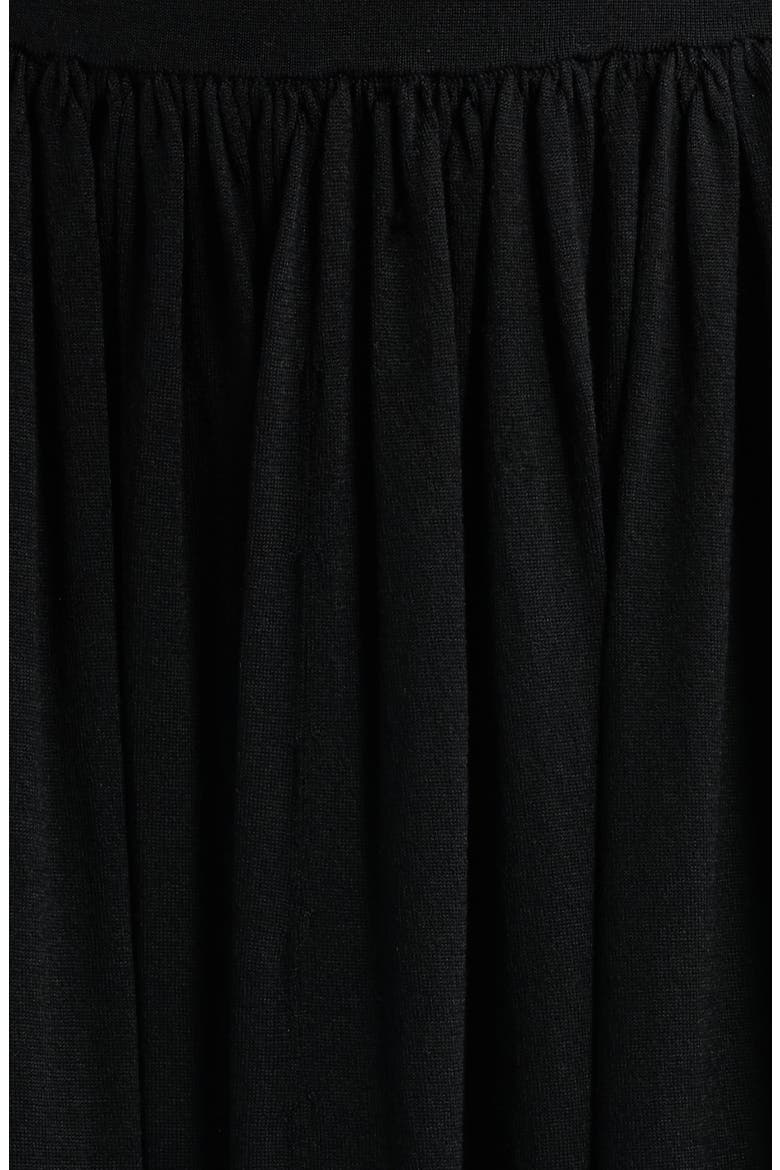 Semisheer Knit Maxi Skirt, Alternate, color, BLACK