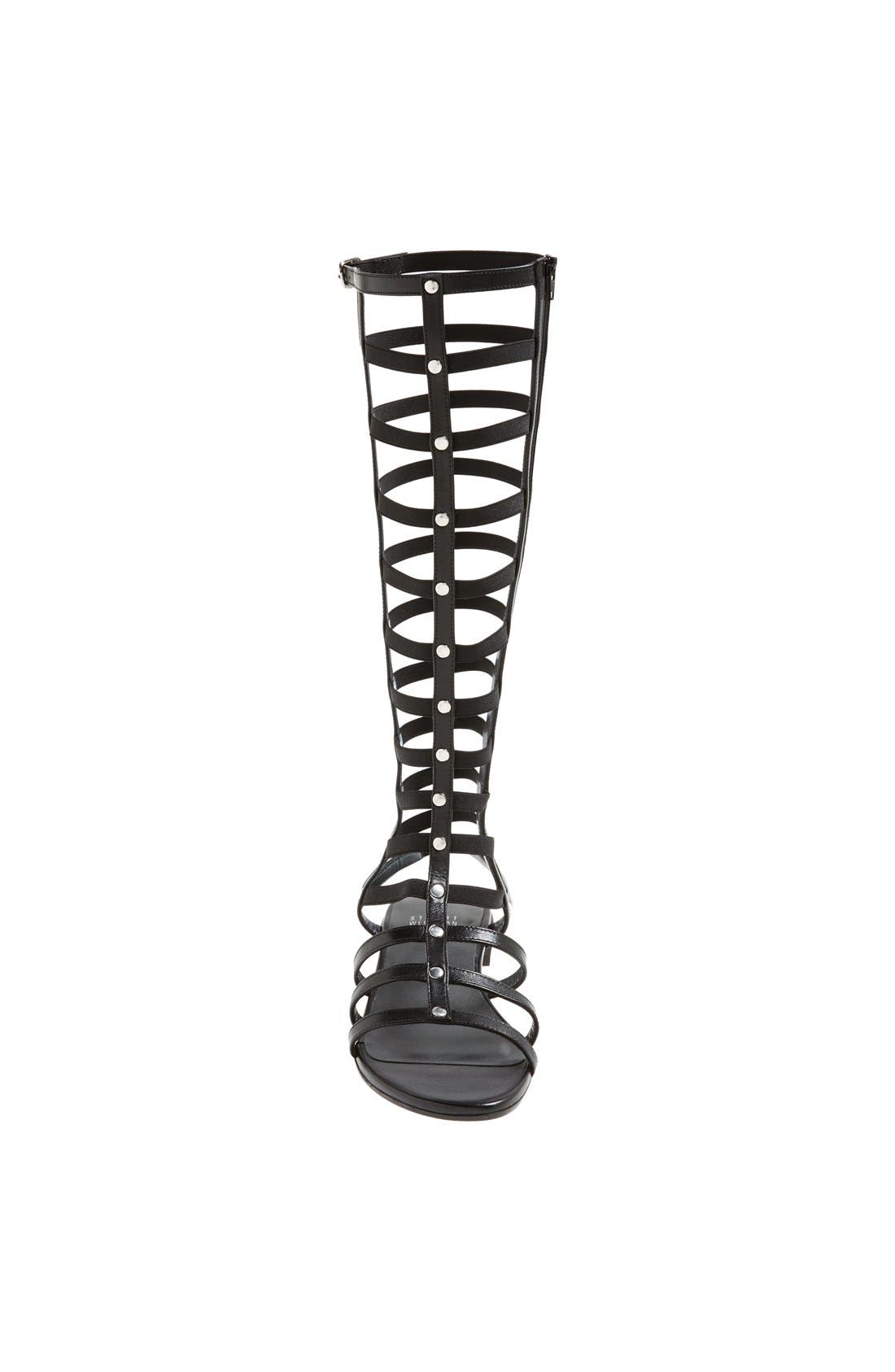 Stuart Weitzman Gladiator Sandal, Alternate, color, 