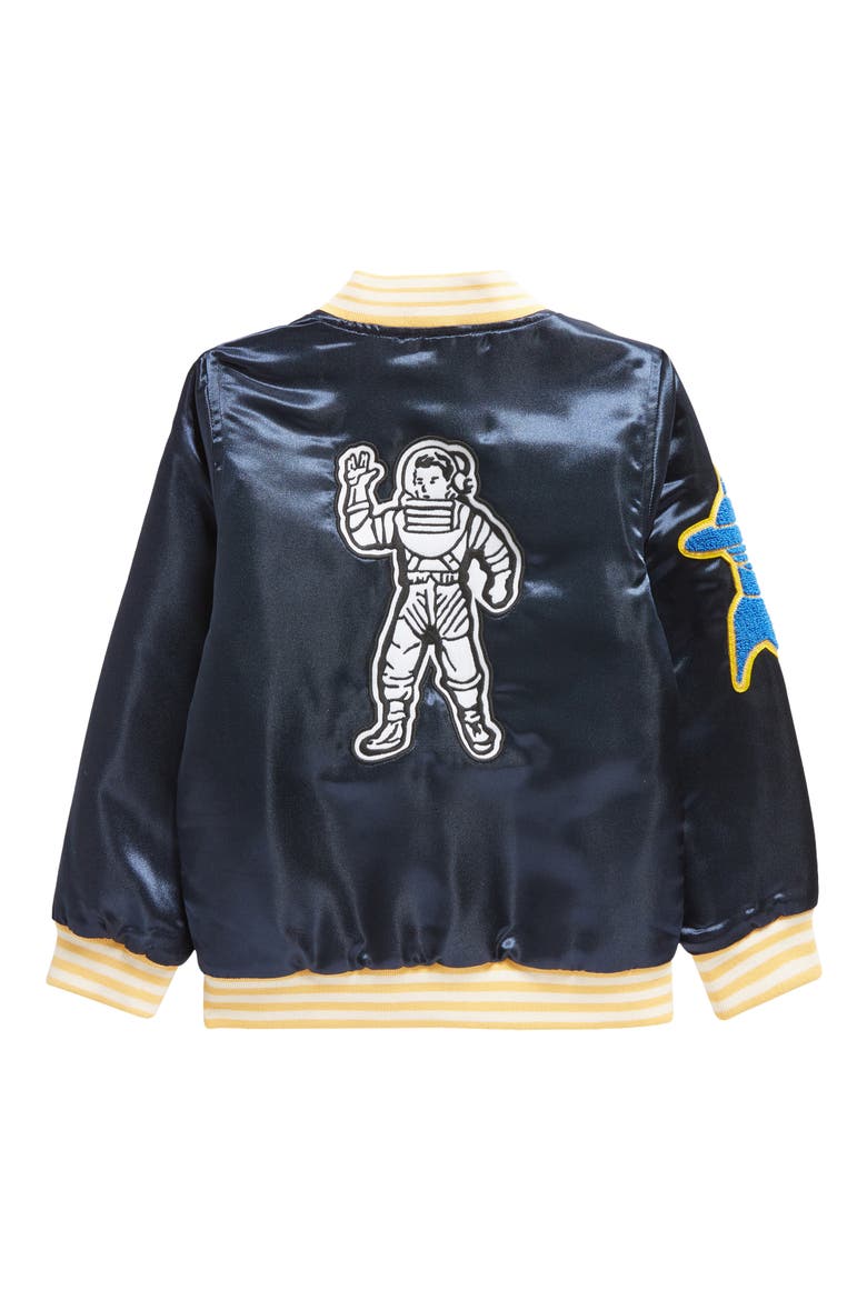 Kids' Speaker Box Bomber Jacket, Alternate, color, NAVY BLAZE