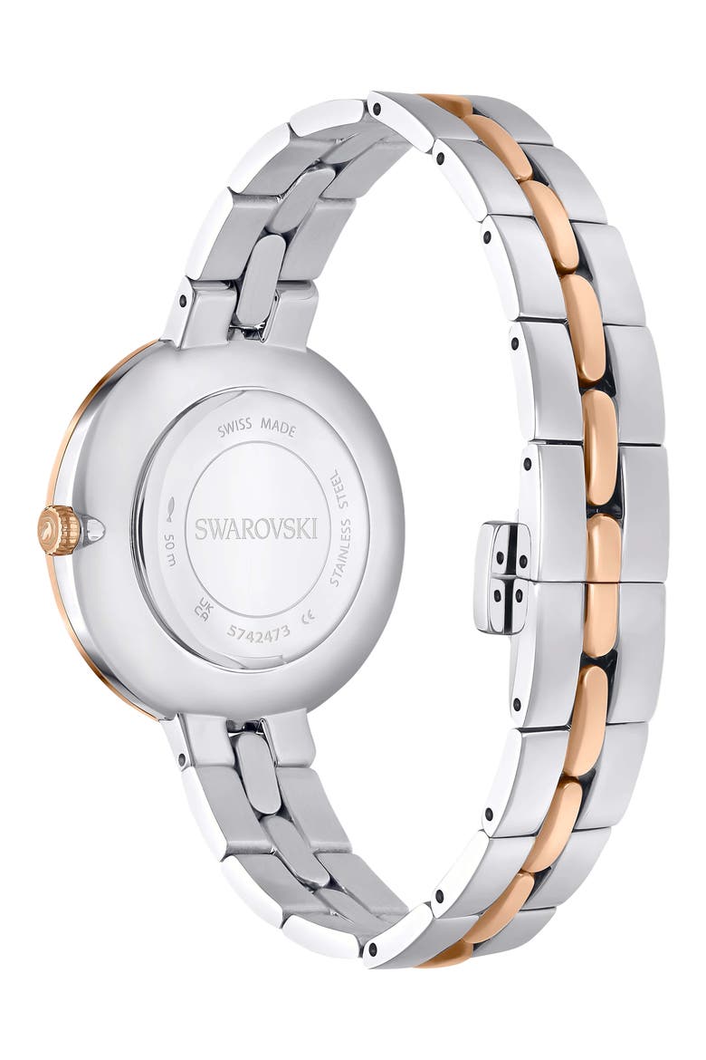 Cosmopolitan Pavé Bracelet Watch, 32mm, Alternate, color, SILVER TONE