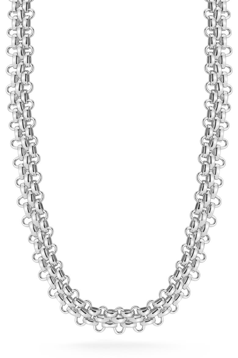 Chain Necklace, Main, color, SILVER
