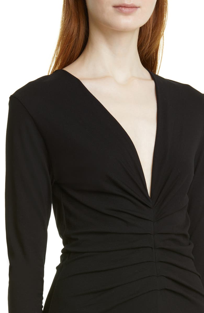 Birgitte Herskind Anna Gathered Long Sleeve Body-Con Dress, Alternate, color, 