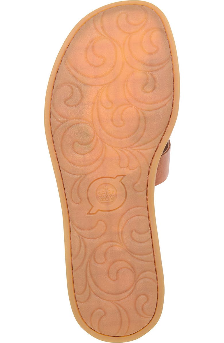 Børn Mindi Slide Sandal, Alternate, color, Brown Leather