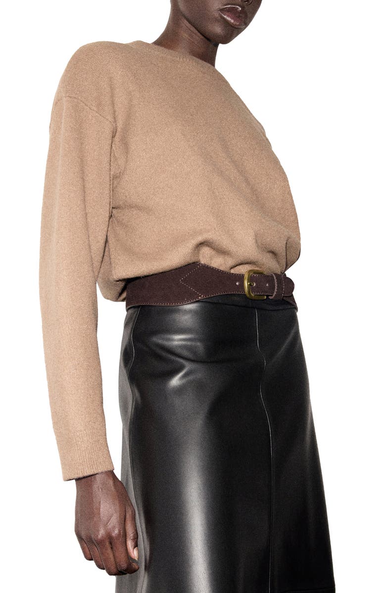 MANGO Crewneck Sweater, Main, color,