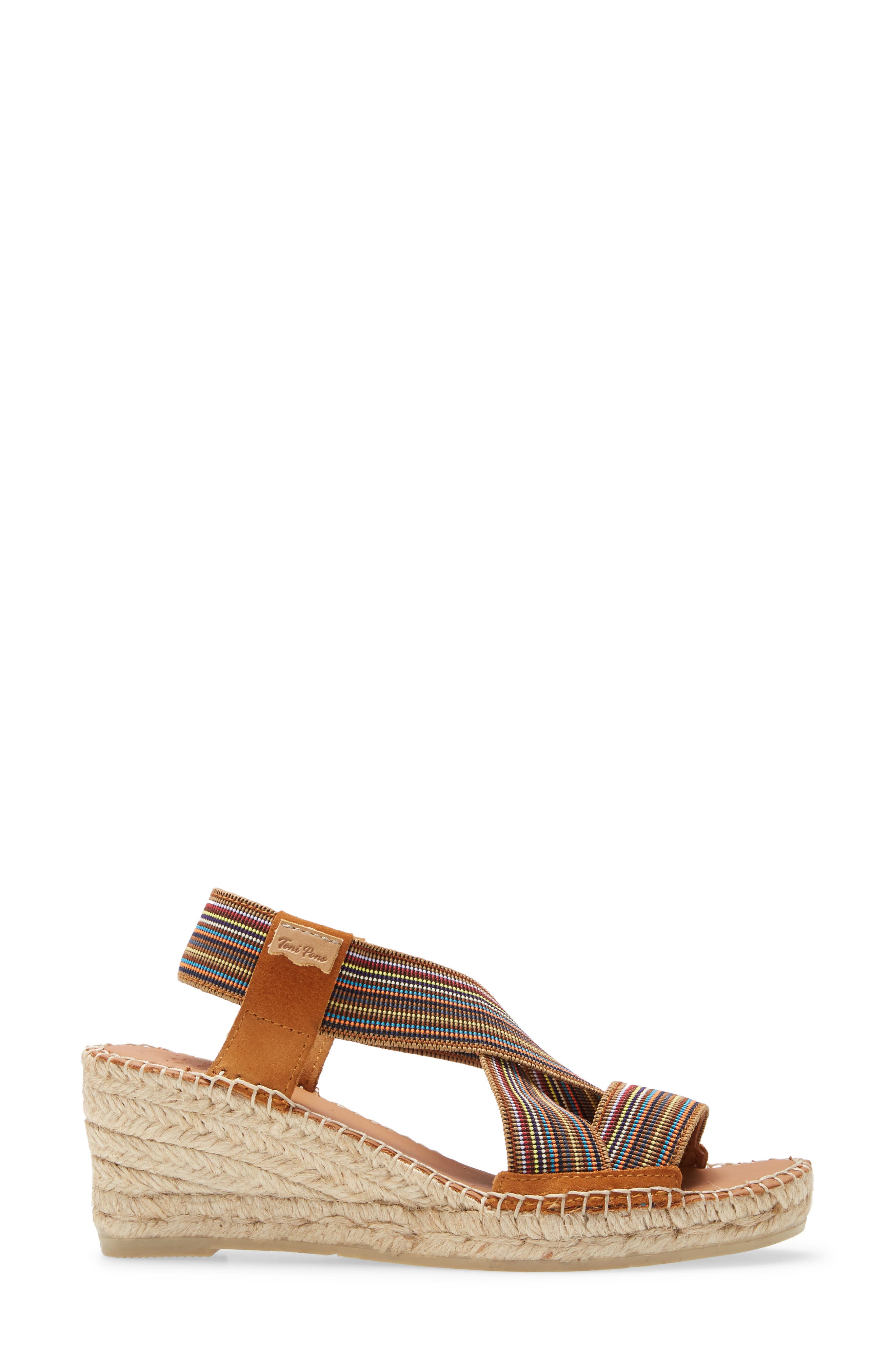 Tina Espadrille Wedge Sandal, Alternate, color, TAN SUEDE