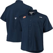 Columbia Men's Columbia Navy Auburn Tigers Big & Tall Collegiate Tamiami Button-Down Shirt