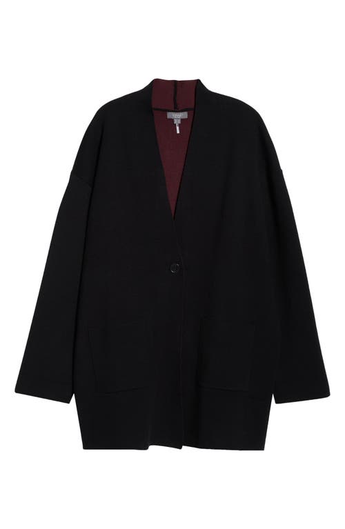 Lyssé Lysse Nicolette Double Knit Cardigan In Black