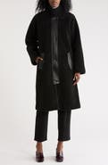 Rebecca Minkoff Faux Shearling & Faux Leather Coat