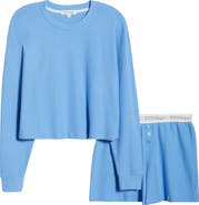 PJ Salvage Waffle Knit Short Pajamas