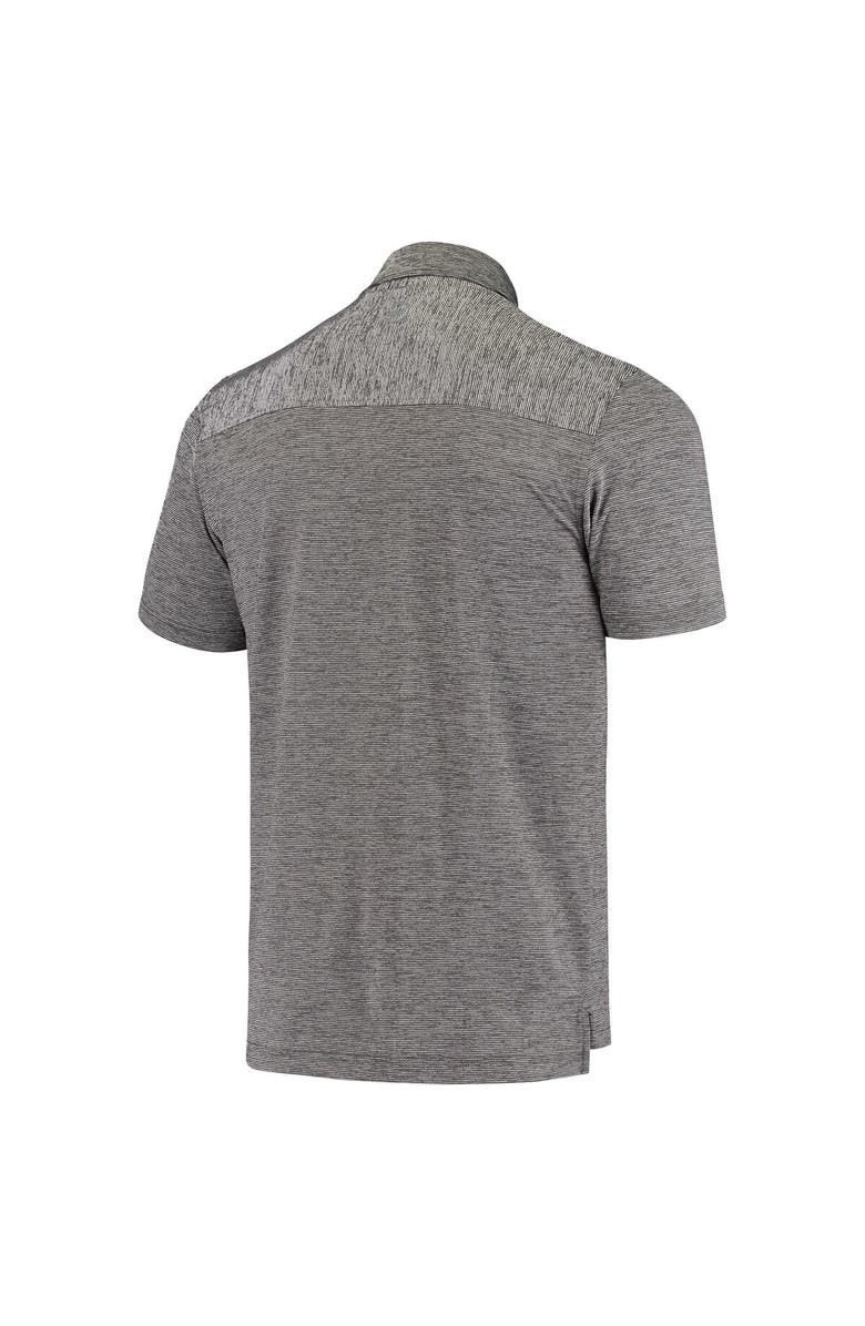 vineyard vines Men's Vineyard Vines Charcoal Washington Football Team Destin Stripe Sankaty Polo, Alternate, color, Charcoal