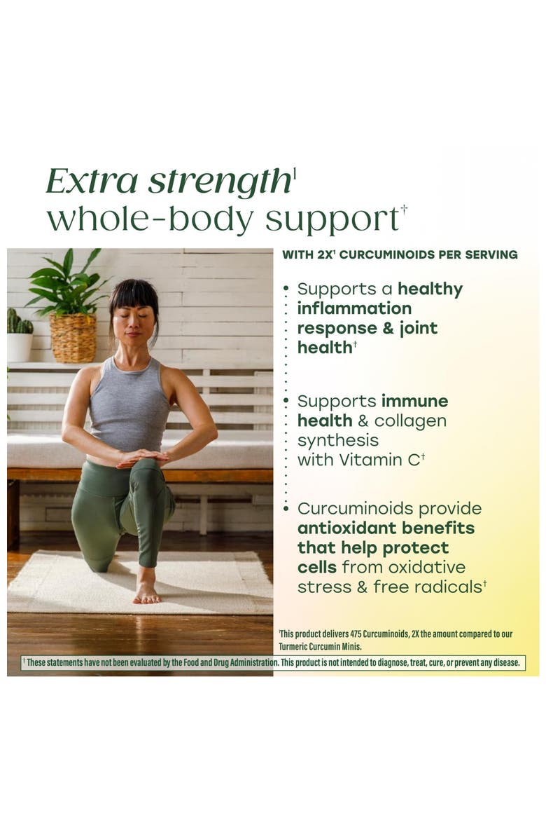 Whole Body Turmeric Curcumin Supplement with Black Pepper & Vitamin C, Vegan, 90 Tablets, Alternate, color, None