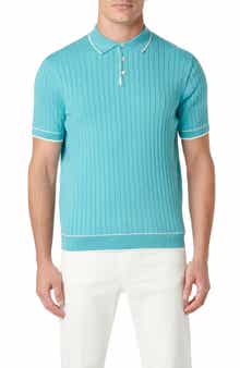Bugatchi Rib Knit Polo