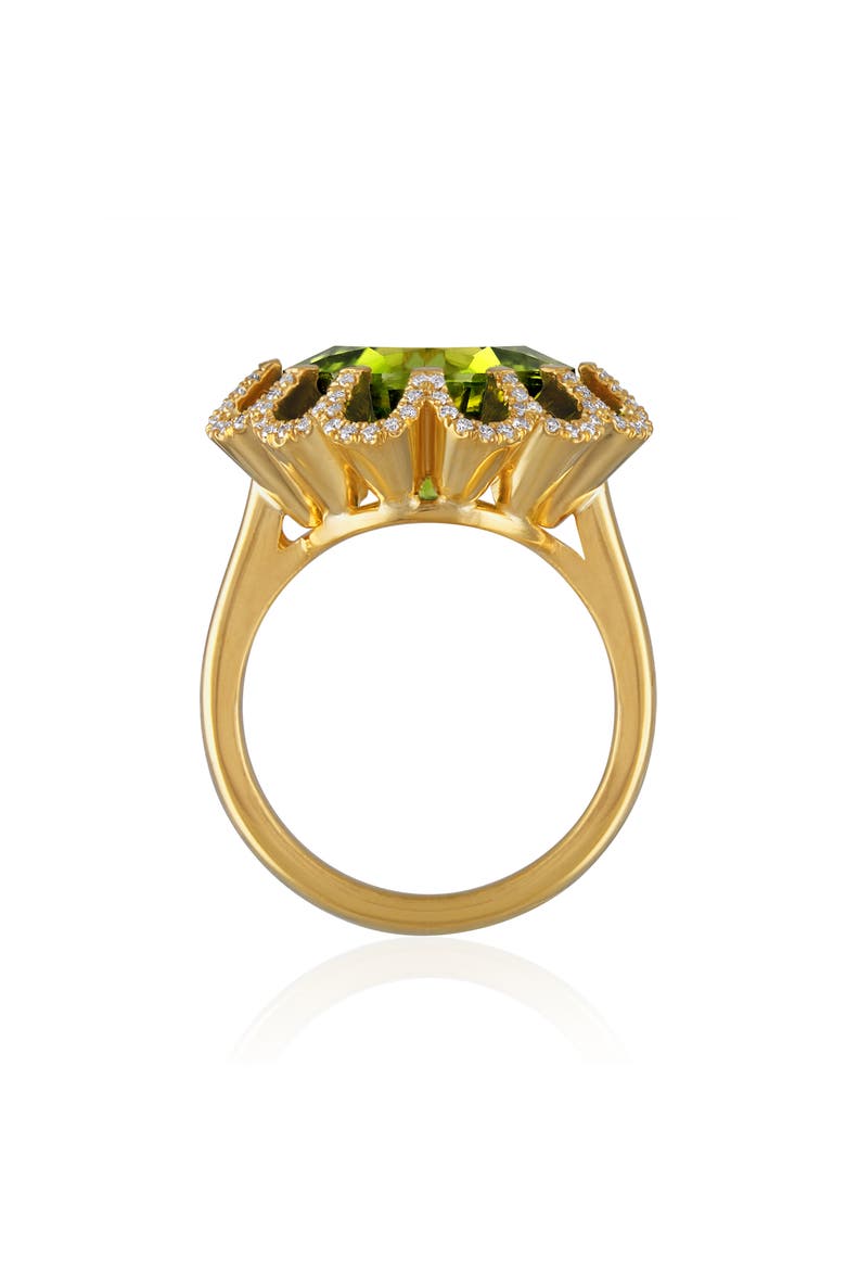 Floating Peridot & Diamond Ring, Alternate, color, 18K YELLOW GOLD