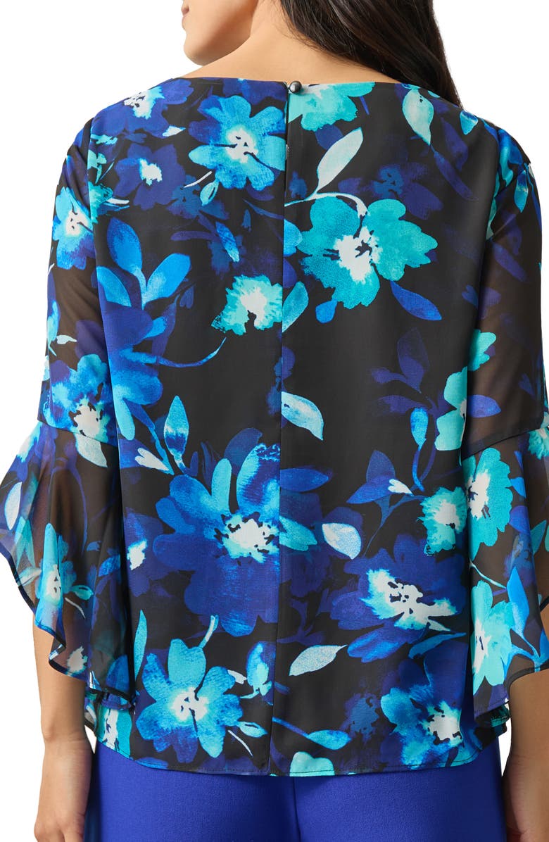 KASPER Ruffle Sleeve Top, Alternate, color, 