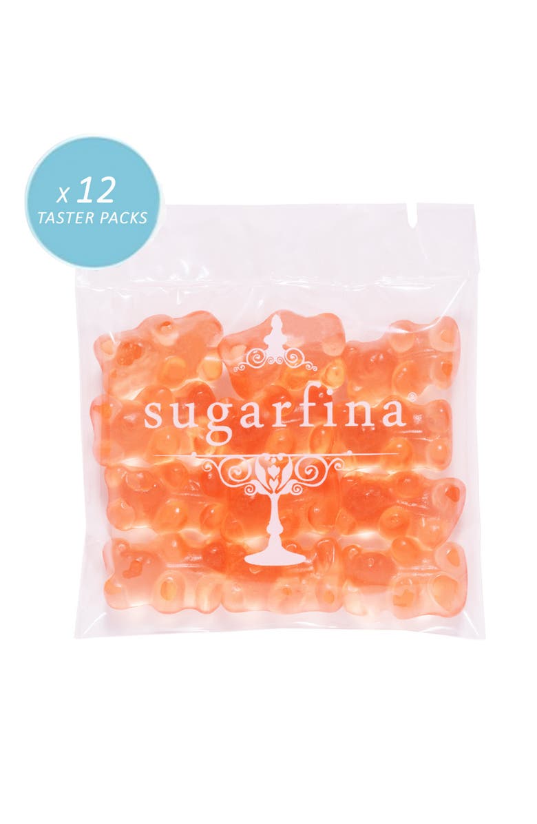 sugarfina Strawberry Champagne Bears 12-Pack Candy Taster Packets, Main, color, 