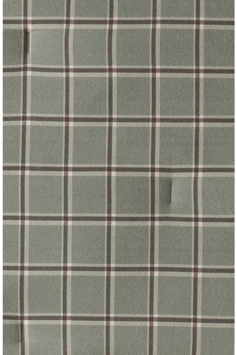 Alpine Plaid Reversible Flannel Comforter & Sham Set, Alternate, color, GREEN