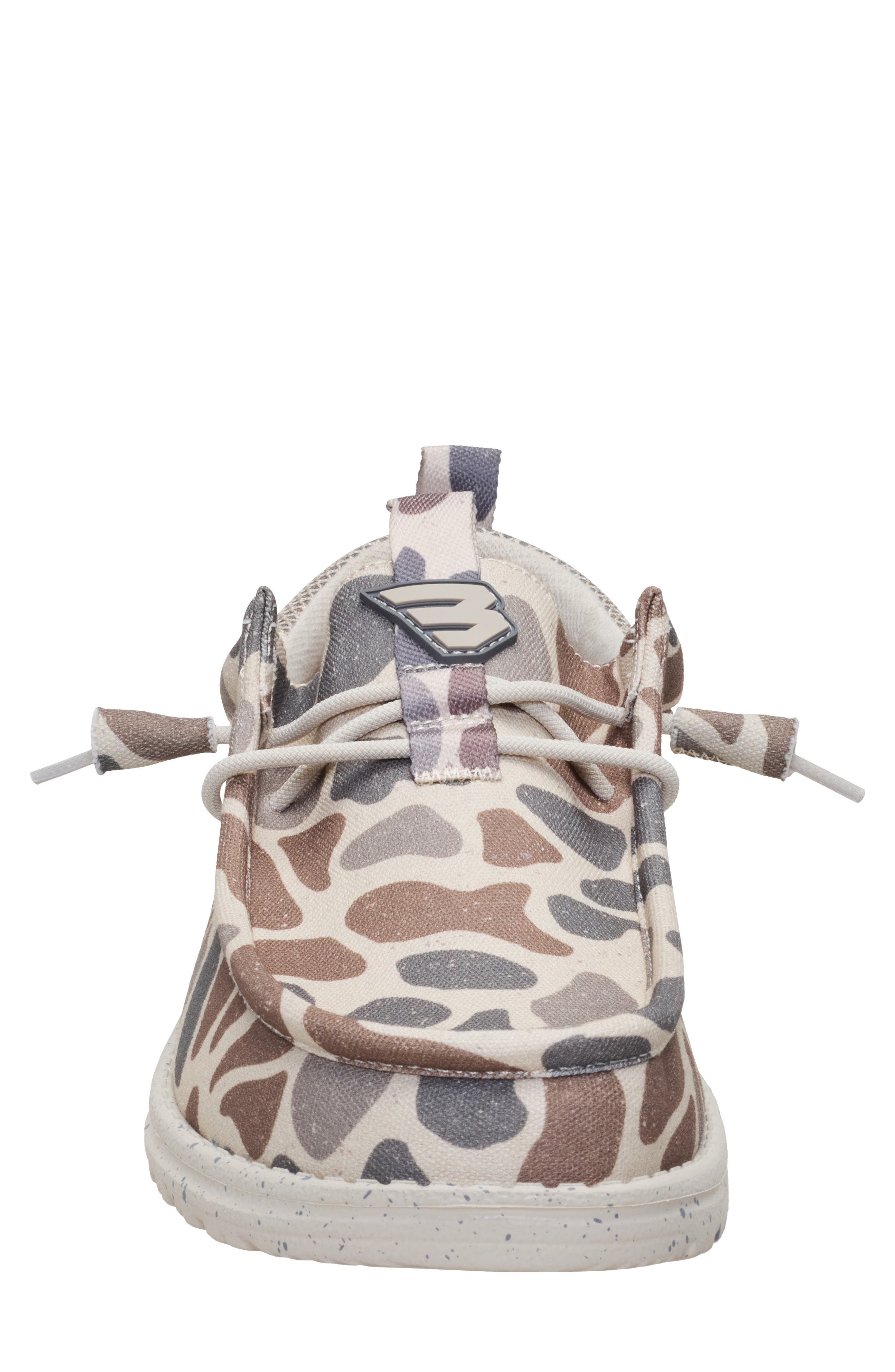 x Burlebo Wally Funk Deer Camo Slip-On, Alternate, color, TAUPE/ CAMO