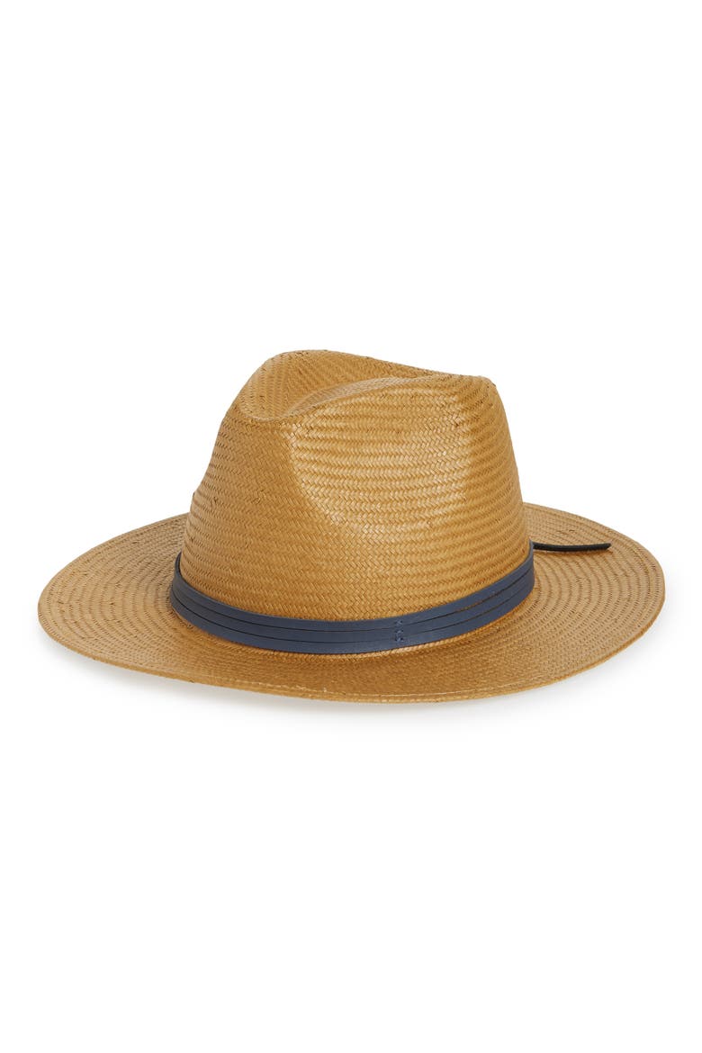 Pacific Straw Fedora, Main, color, NATURAL