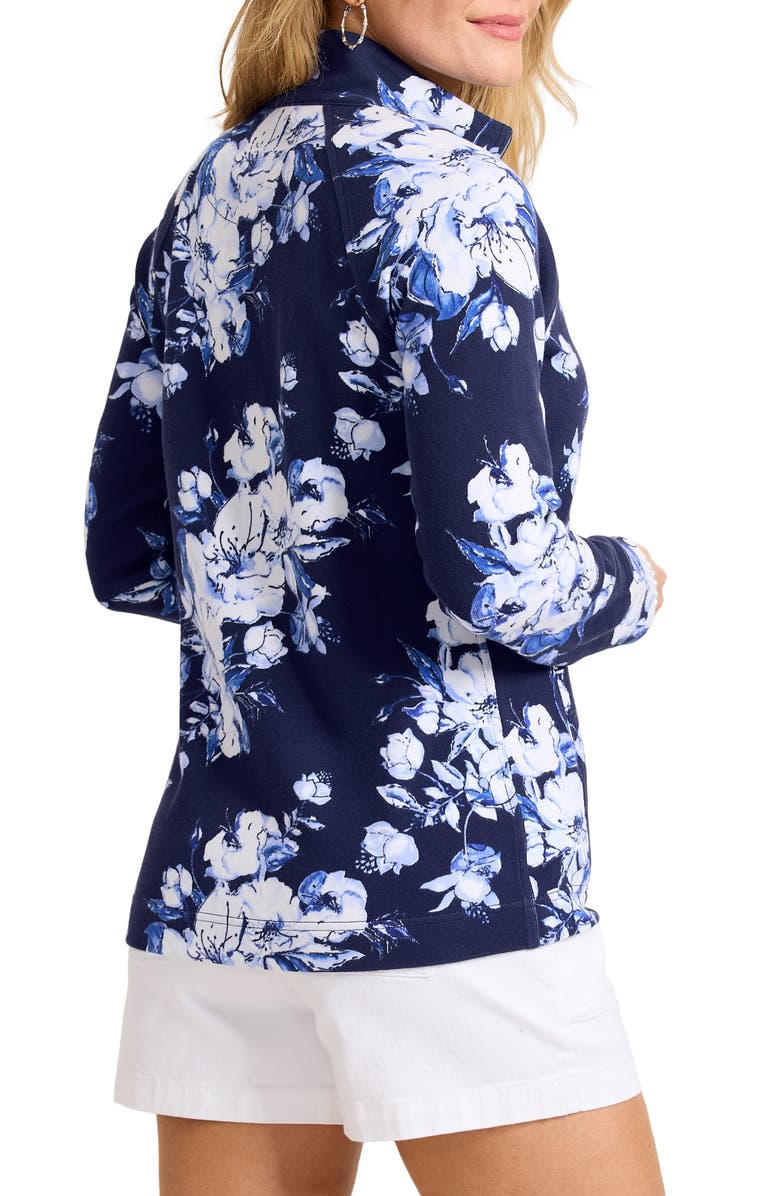 Tommy Bahama Aruba Floral Full-Zip Sweatshirt, Alternate, color, 
