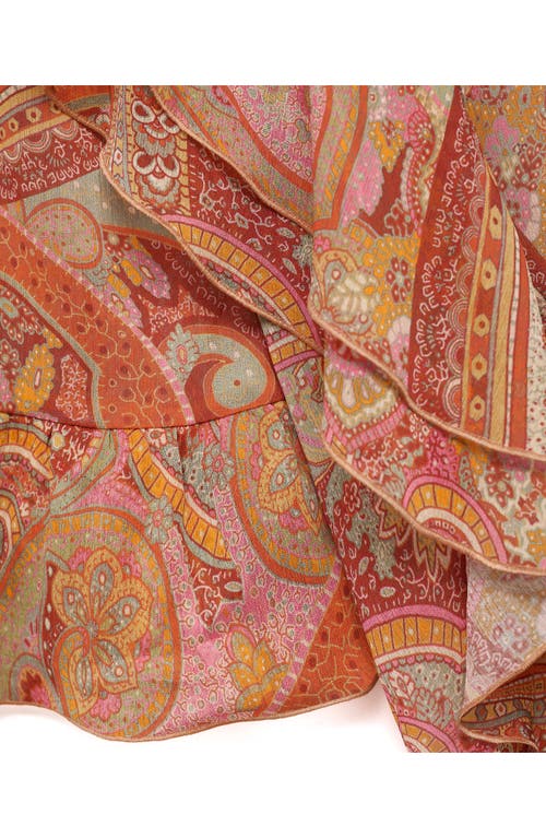 Mango Paisley Print Long Sleeve Shirt In Multi