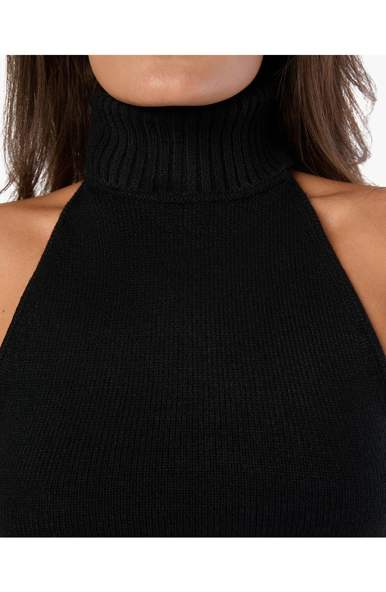 WeWoreWhat Open Back Halter Sweater Top, Alternate, color, 