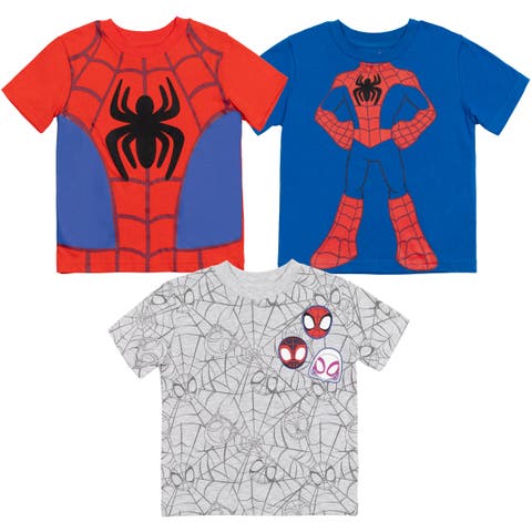 Spidey and His Amazing Friends 3-Pack Short Sleeve T-Shirts