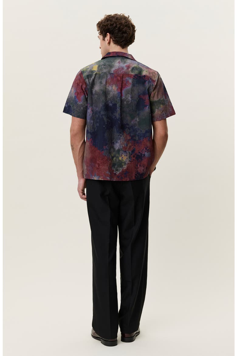 Stretch Camp Shirt, Alternate, color, MEDITERRANEA GREEN