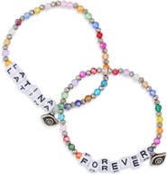 Ayounik Latina Set of 2 Beaded Stretch Bracelets