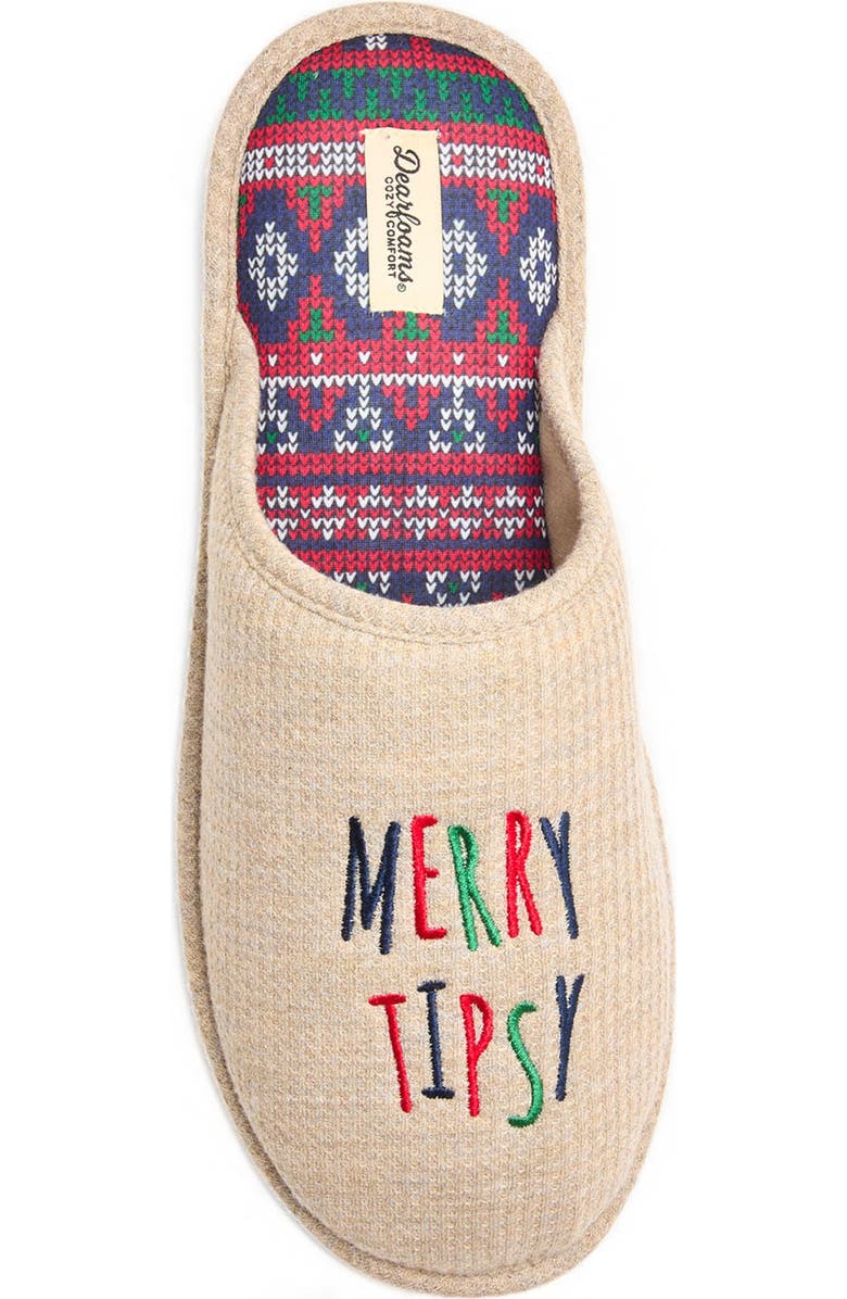 DEARFOAMS Nuthouse Slipper, Alternate, color, Tan