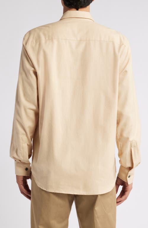 Peregrine Lounge Button-up Shirt In Camel