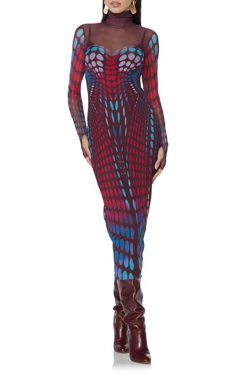 Shailene Turtleneck Midi Dress