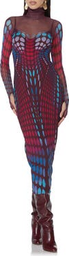 AFRM Shailene Turtleneck Midi Dress