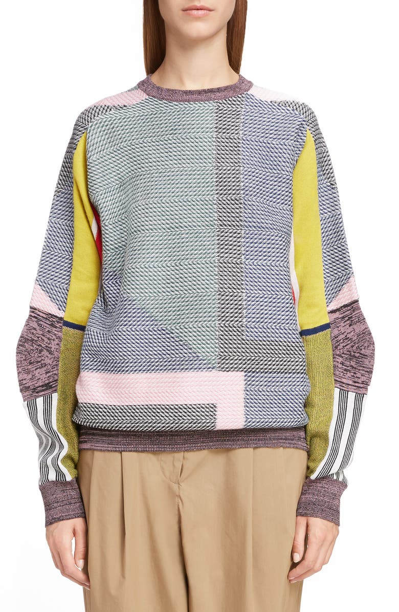 Toga Jacquard Sweater, Main, color, 