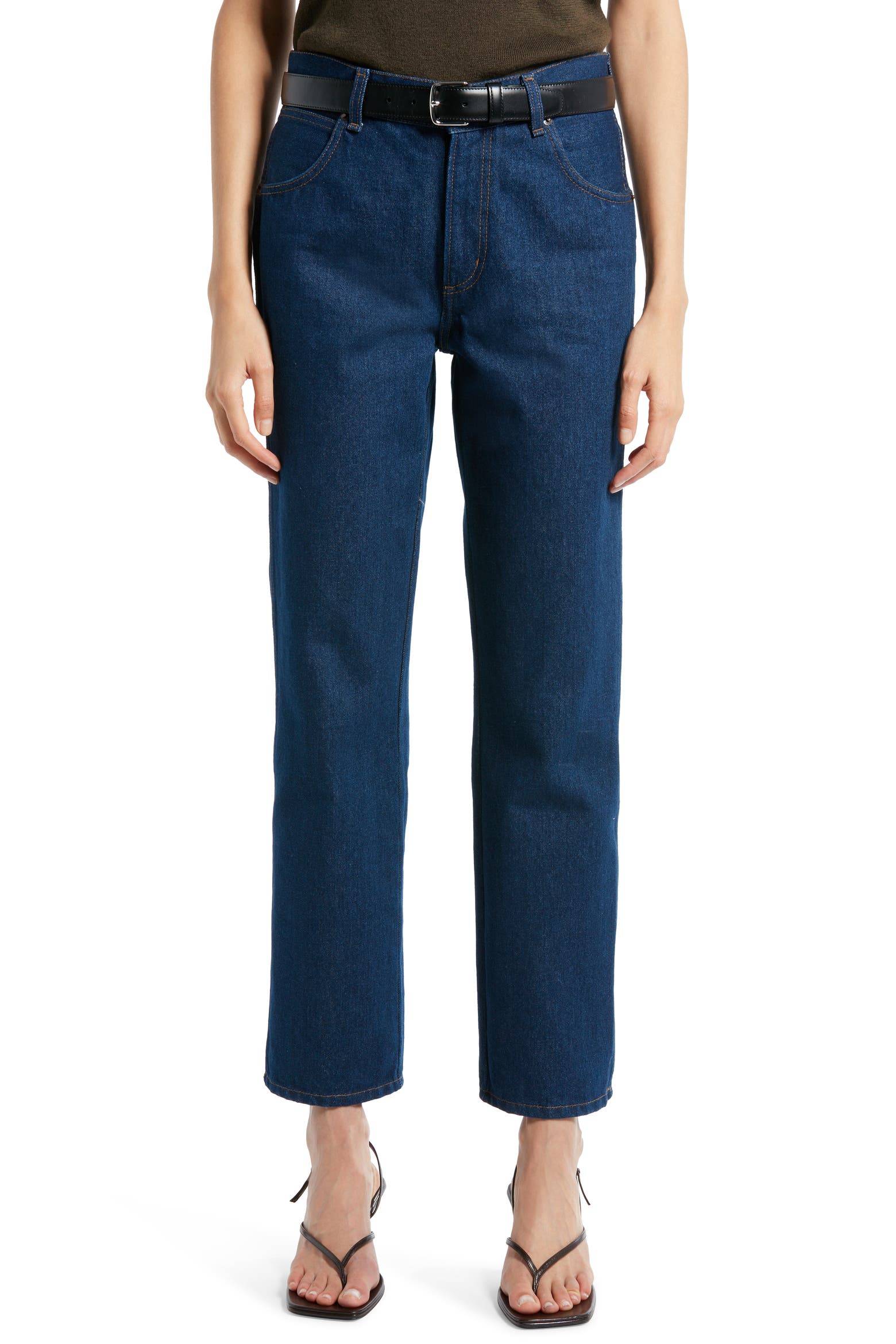 Is Rowing Good For Your Core The Row Slim Straight Leg Jeans (Women) | Nordstrom