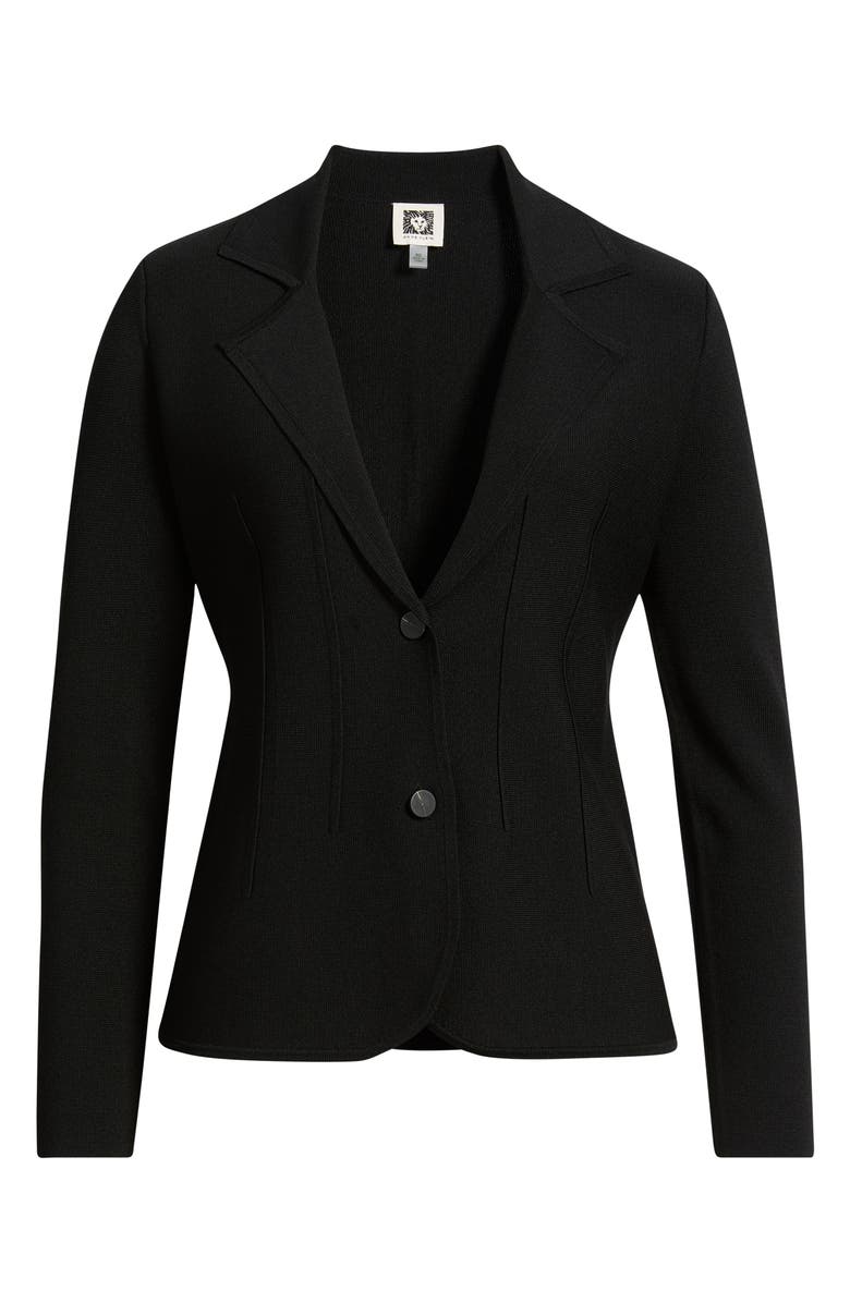 Anne Klein Dart Cardigan, Main, color, Anne Black