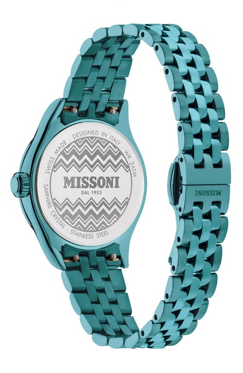 Missoni Classic Bracelet Watch, 34mm In Ip Green