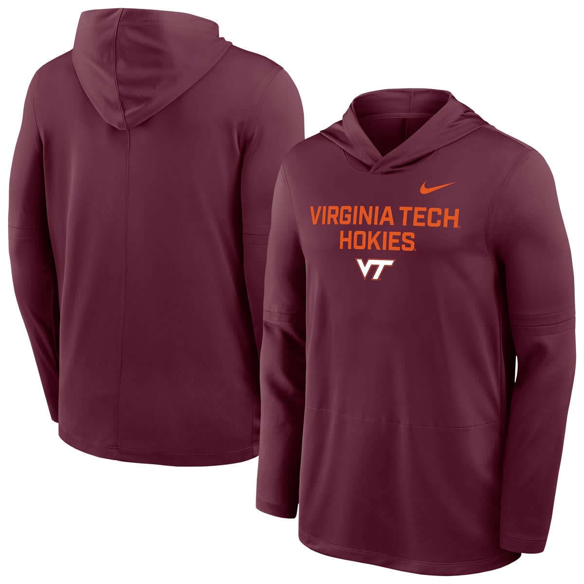 virginia tech nike dri fit shirt