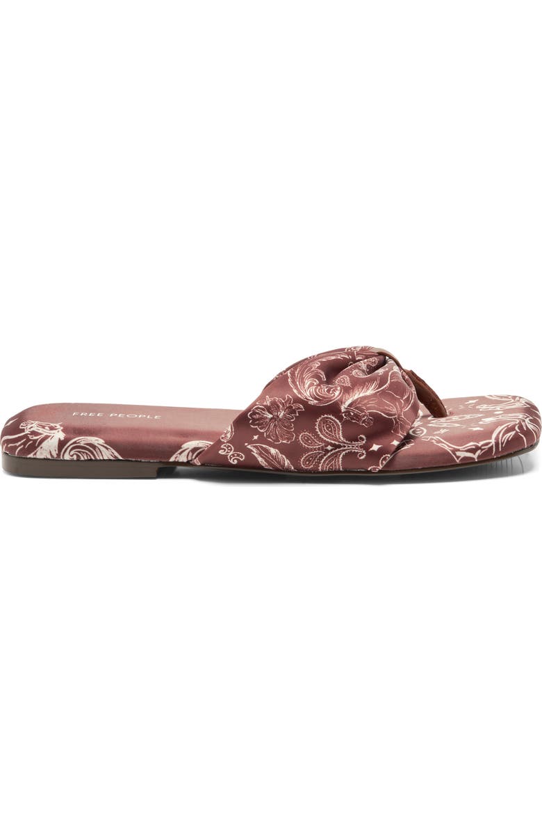 Free People Tia Print Slide Sandal, Alternate, color,