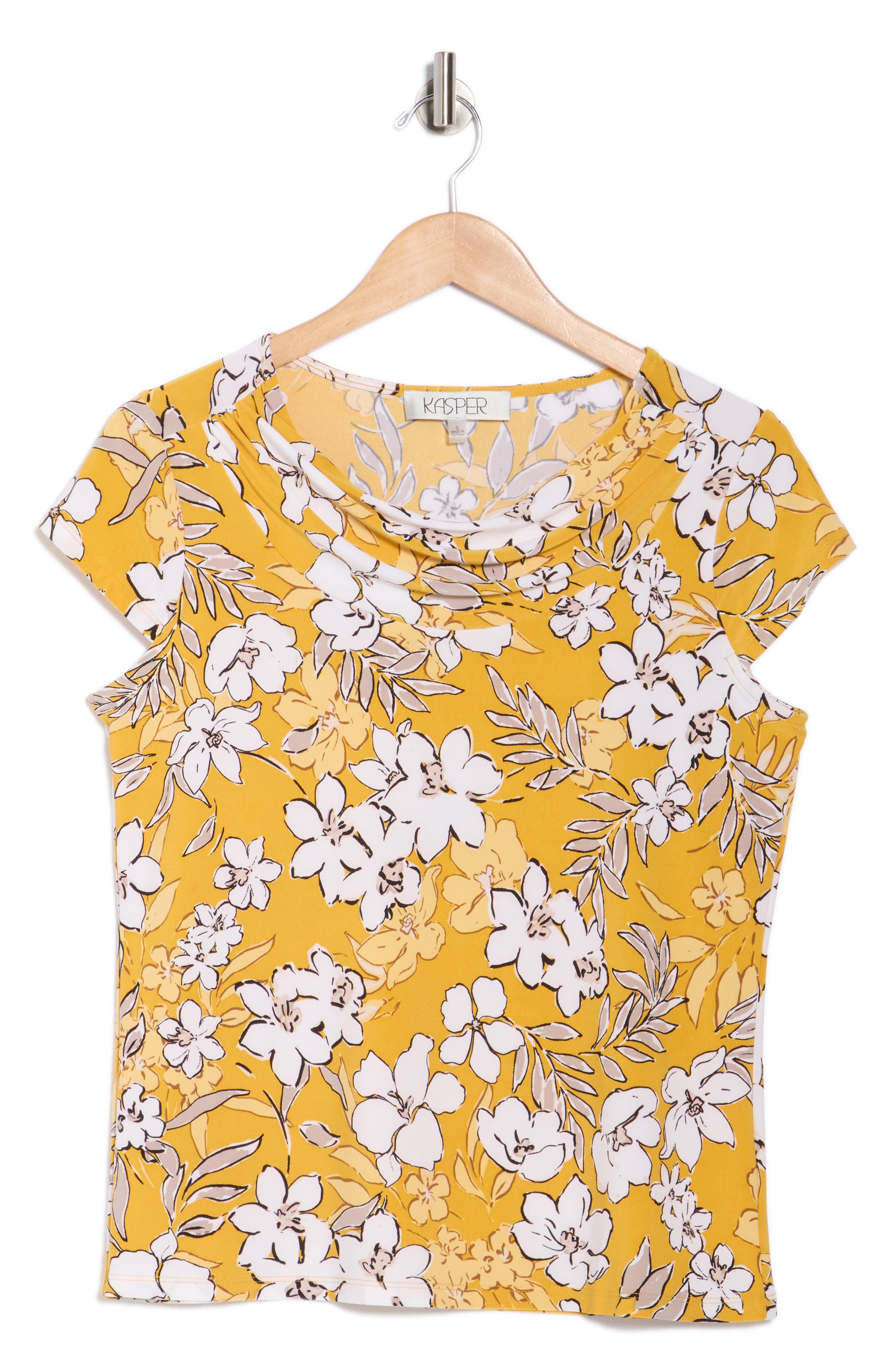 KASPER Cowl Neck Top